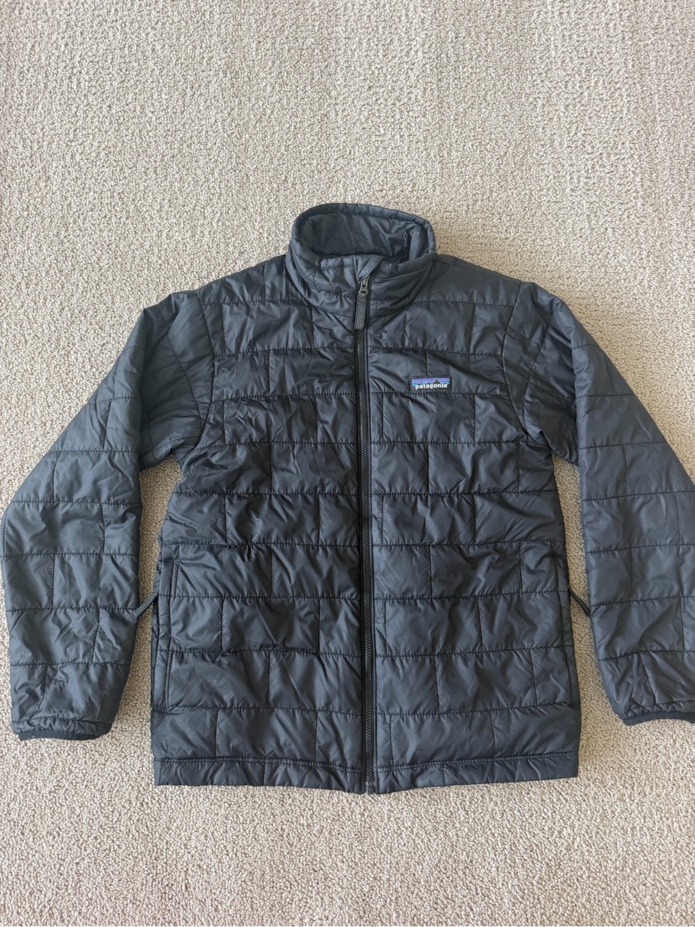Patagonia Kids Quilted Puffer Jacket - Black